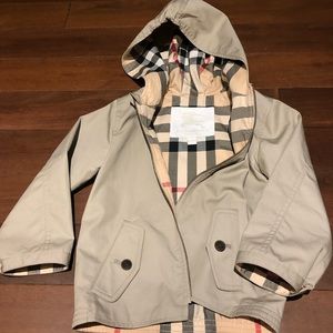 Children’s Burberry hooded jacket